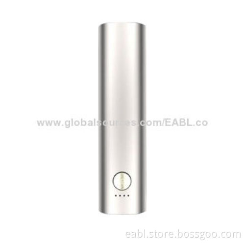 Lipstick-shaped Mobile Phone Power Bank with 2,600mAh Capacity, Aluminum Housing